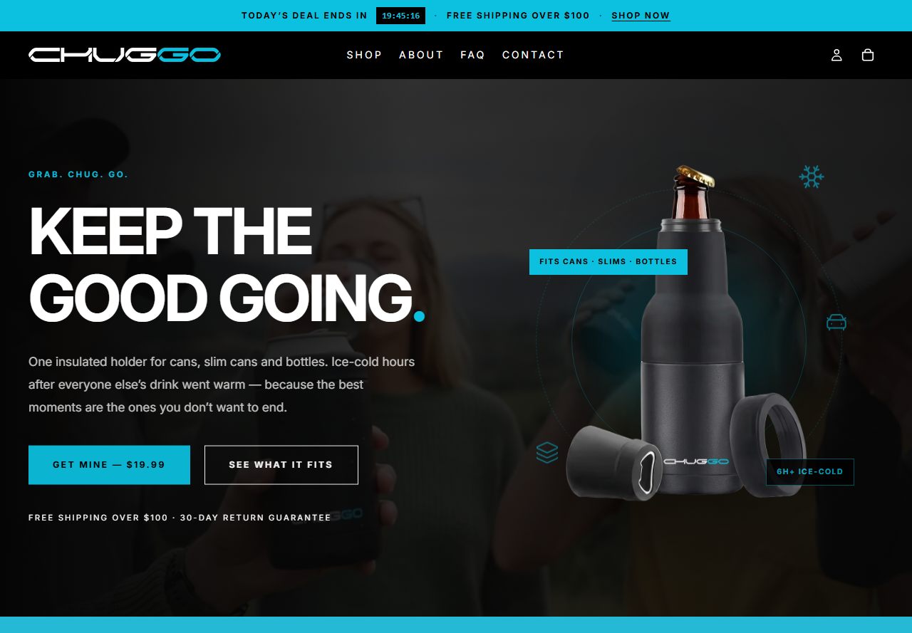 ChugGo storefront