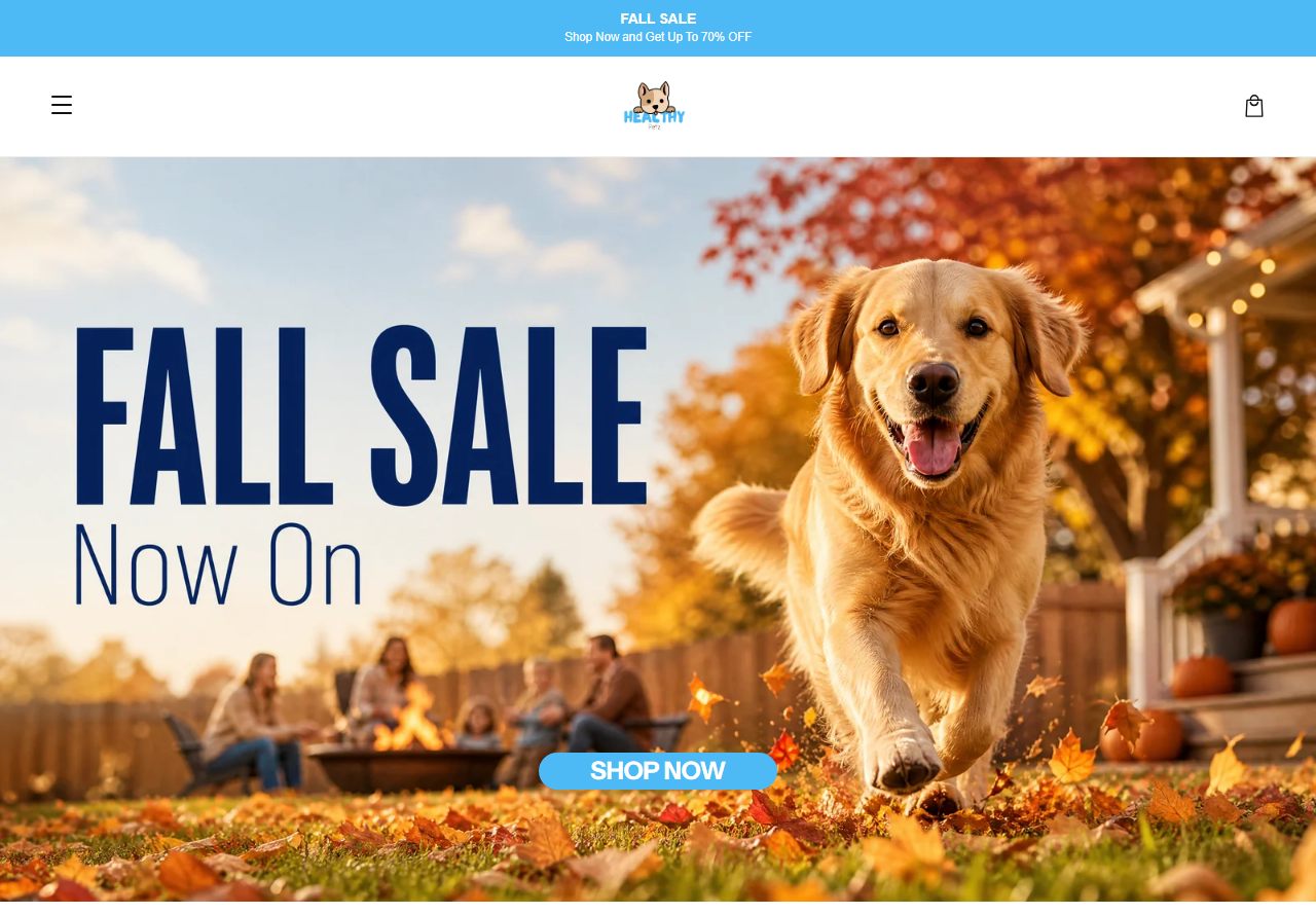 Healthy Petz storefront