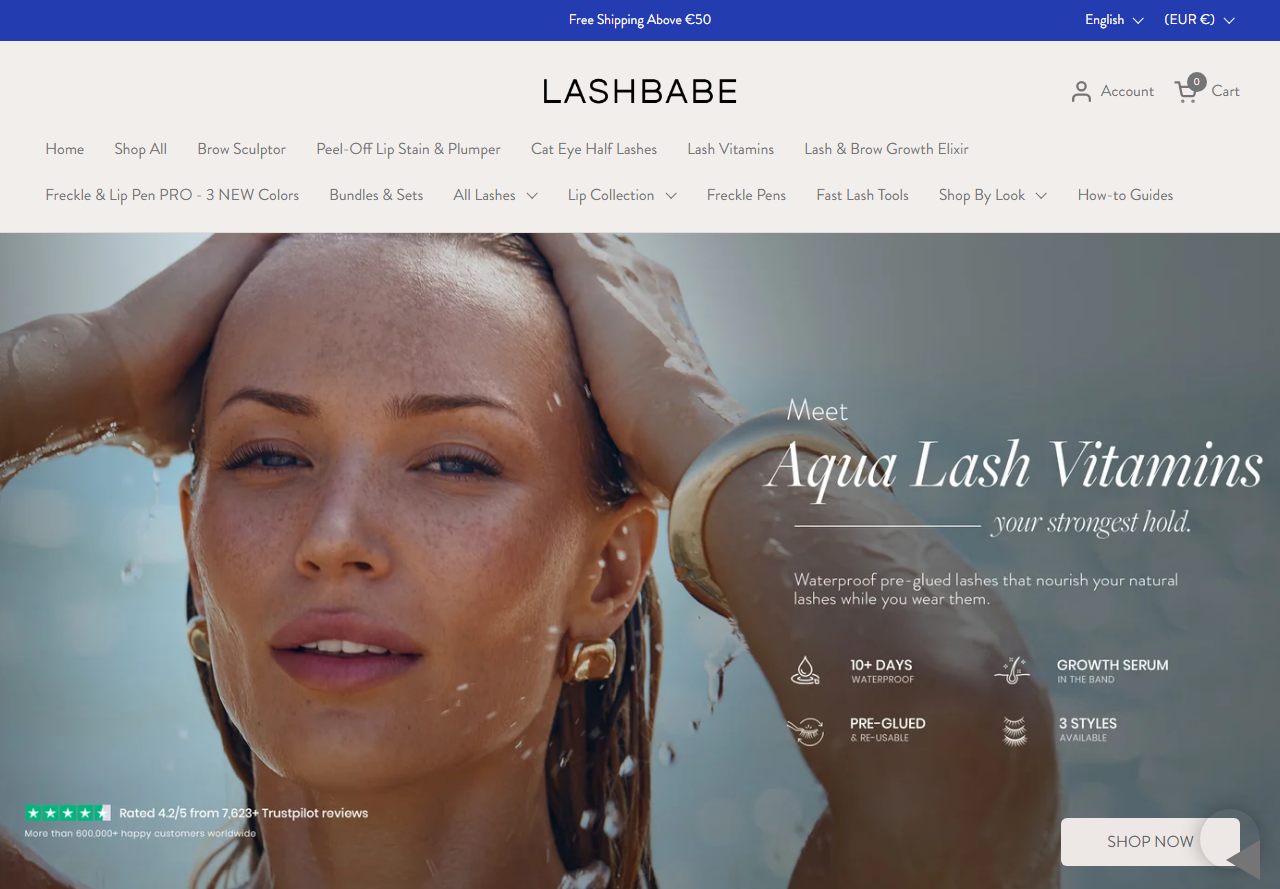 Lashbabe storefront